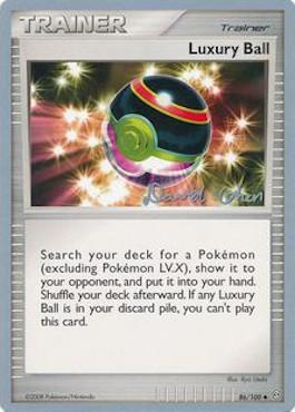 Luxury Ball (86/100) (Stallgon - David Cohen) [World Championships 2009] | Jomio and Rueliete's Cards and Comics