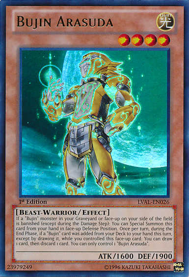 Bujin Arasuda [LVAL-EN026] Ultra Rare | Jomio and Rueliete's Cards and Comics