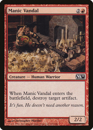 Manic Vandal [Magic 2011] | Jomio and Rueliete's Cards and Comics