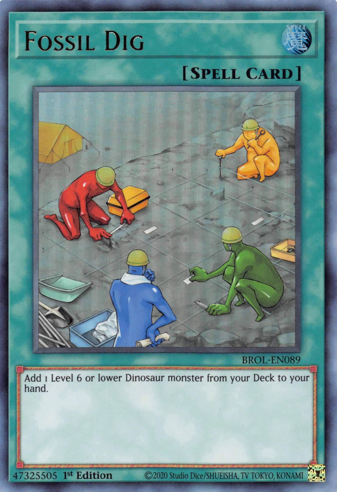 Fossil Dig [BROL-EN089] Ultra Rare | Jomio and Rueliete's Cards and Comics