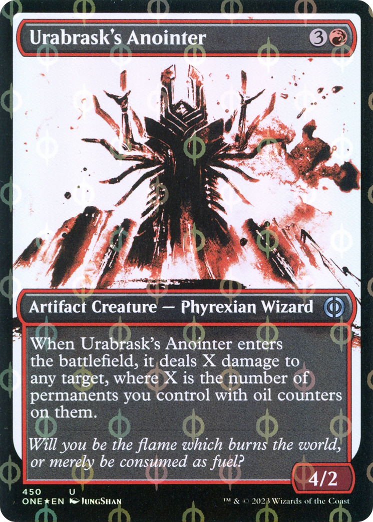 Urabrask's Anointer (Showcase Ichor Step-and-Compleat Foil) [Phyrexia: All Will Be One] | Jomio and Rueliete's Cards and Comics