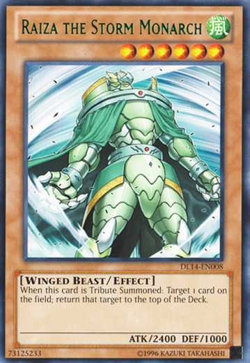 Raiza the Storm Monarch (Green) [DL14-EN008] Rare | Jomio and Rueliete's Cards and Comics