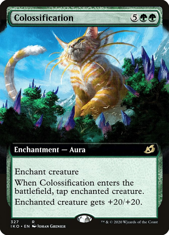 Colossification (Extended Art) [Ikoria: Lair of Behemoths] | Jomio and Rueliete's Cards and Comics