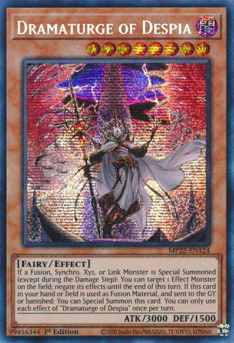 Dramaturge of Despia [MP22-EN124] Prismatic Secret Rare | Jomio and Rueliete's Cards and Comics