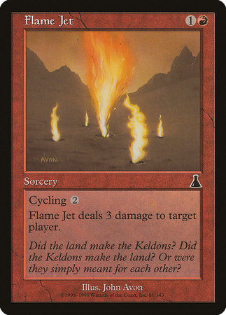 Flame Jet [Urza's Destiny] | Jomio and Rueliete's Cards and Comics