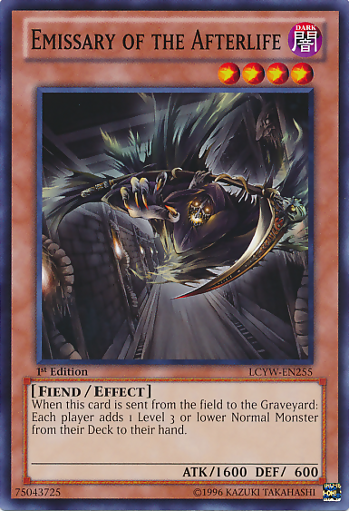 Emissary of the Afterlife [LCYW-EN255] Common | Jomio and Rueliete's Cards and Comics