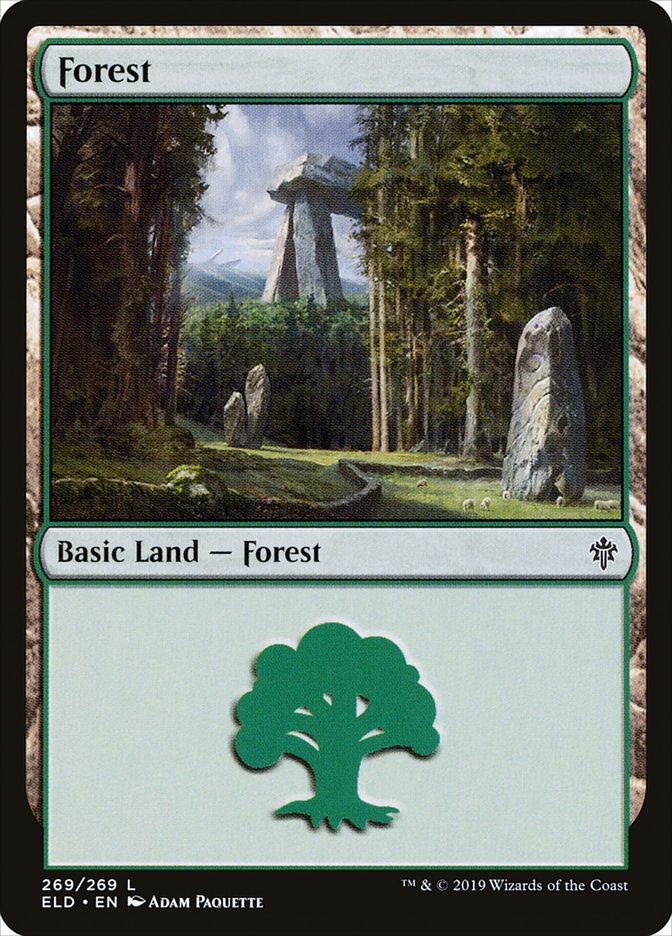 Forest (269) [Throne of Eldraine] | Jomio and Rueliete's Cards and Comics