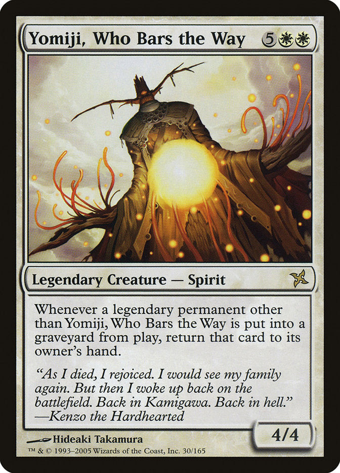 Yomiji, Who Bars the Way [Betrayers of Kamigawa] | Jomio and Rueliete's Cards and Comics