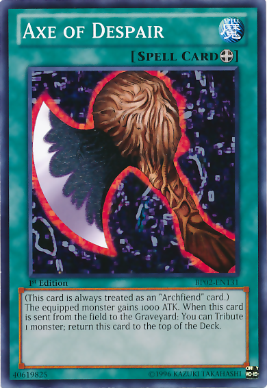 Axe of Despair [BP02-EN131] Common | Jomio and Rueliete's Cards and Comics