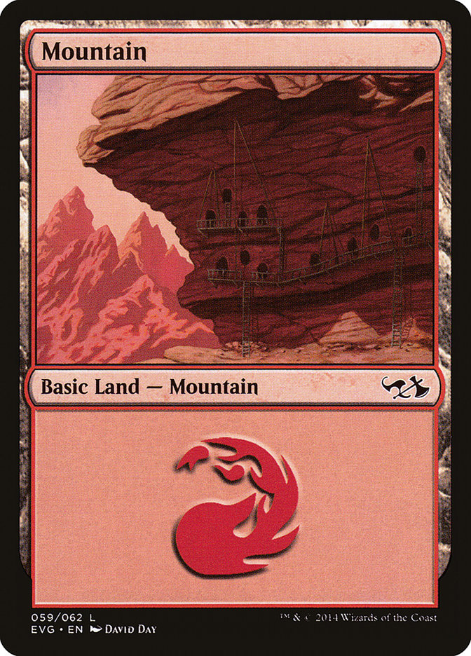 Mountain (59) (Elves vs. Goblins) [Duel Decks Anthology] | Jomio and Rueliete's Cards and Comics