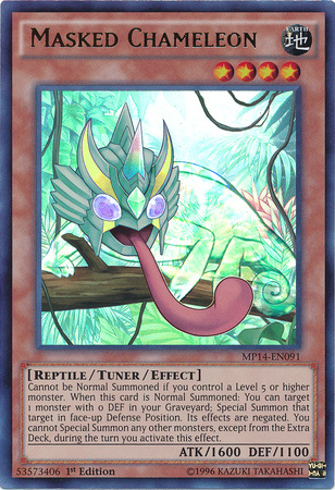 Masked Chameleon [MP14-EN091] Ultra Rare | Jomio and Rueliete's Cards and Comics