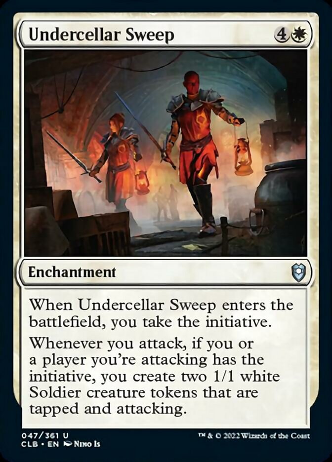 Undercellar Sweep [Commander Legends: Battle for Baldur's Gate] | Jomio and Rueliete's Cards and Comics