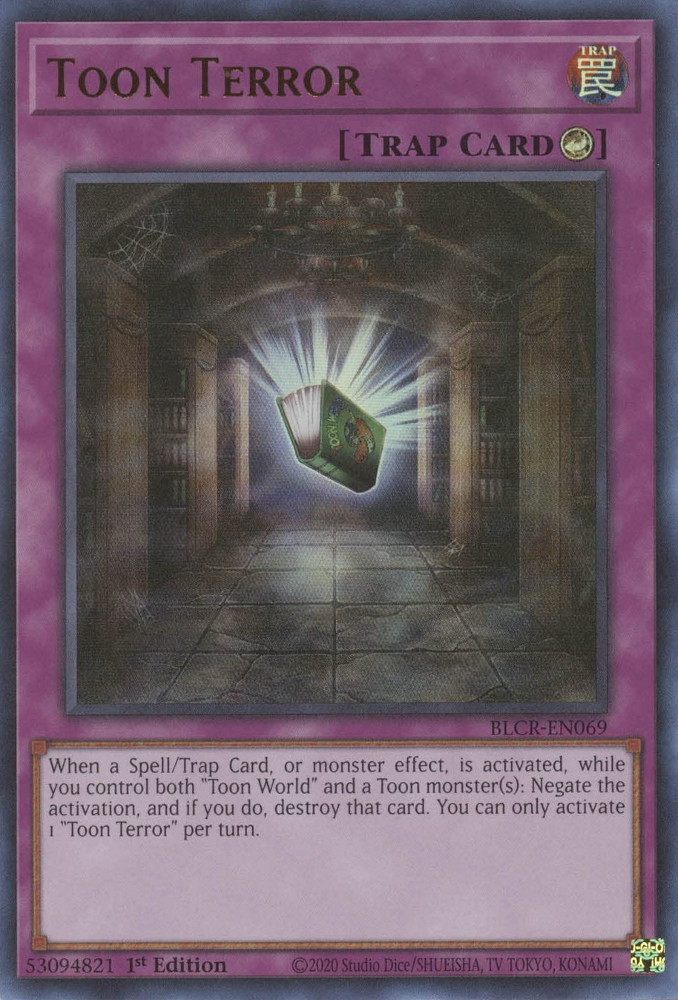 Toon Terror [BLCR-EN069] Ultra Rare | Jomio and Rueliete's Cards and Comics