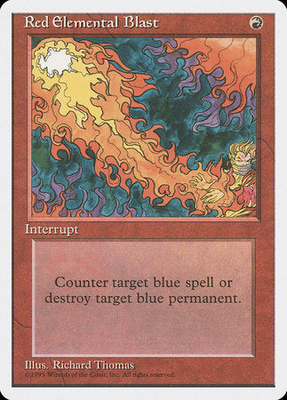 Red Elemental Blast [Fourth Edition] | Jomio and Rueliete's Cards and Comics