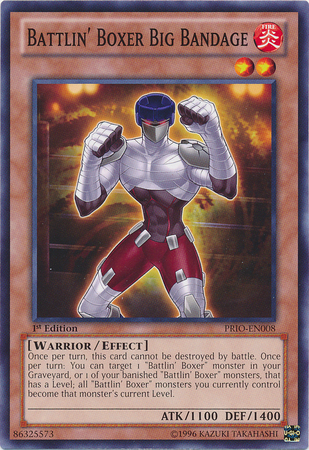 Battlin' Boxer Big Bandage [PRIO-EN008] Common | Jomio and Rueliete's Cards and Comics