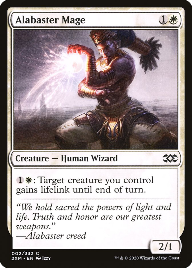Alabaster Mage [Double Masters] | Jomio and Rueliete's Cards and Comics