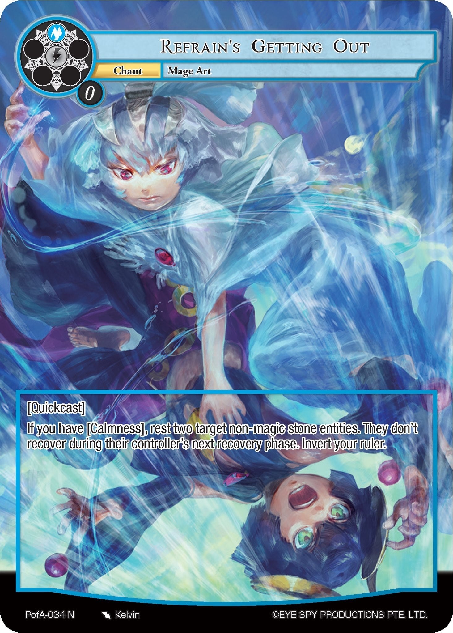 Refrain's Getting Out (Full Art) (PofA-034) [Alice Origin IV: Prologue of Attoractia] | Jomio and Rueliete's Cards and Comics