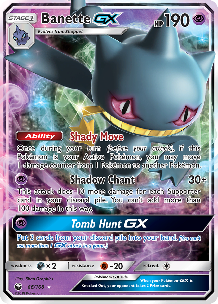 Banette GX (66/168) [Sun & Moon: Celestial Storm] | Jomio and Rueliete's Cards and Comics