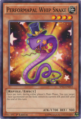 Performapal Whip Snake [SP15-EN013] Common | Jomio and Rueliete's Cards and Comics
