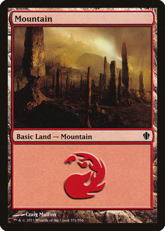 Mountain (351) [Commander 2013] | Jomio and Rueliete's Cards and Comics