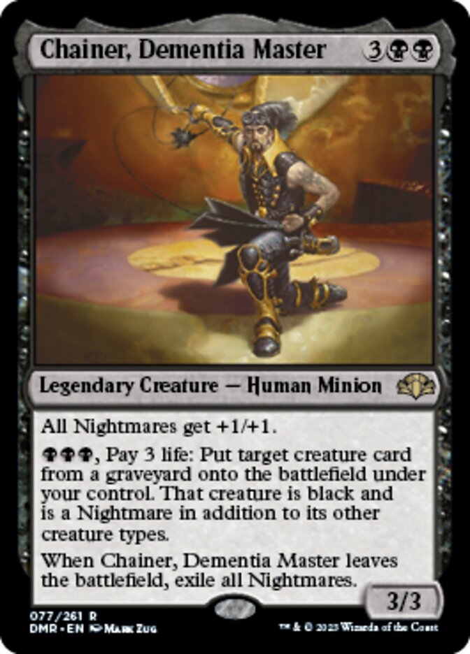 Chainer, Dementia Master [Dominaria Remastered] | Jomio and Rueliete's Cards and Comics