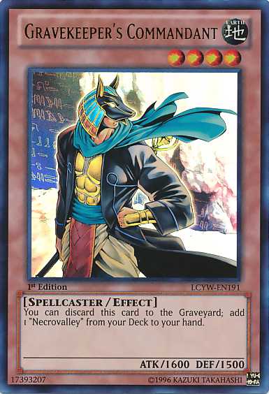 Gravekeeper's Commandant [LCYW-EN191] Ultra Rare | Jomio and Rueliete's Cards and Comics