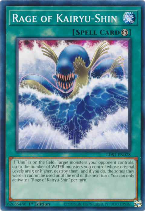 Rage of Kairyu-Shin [LDS1-EN028] Common | Jomio and Rueliete's Cards and Comics