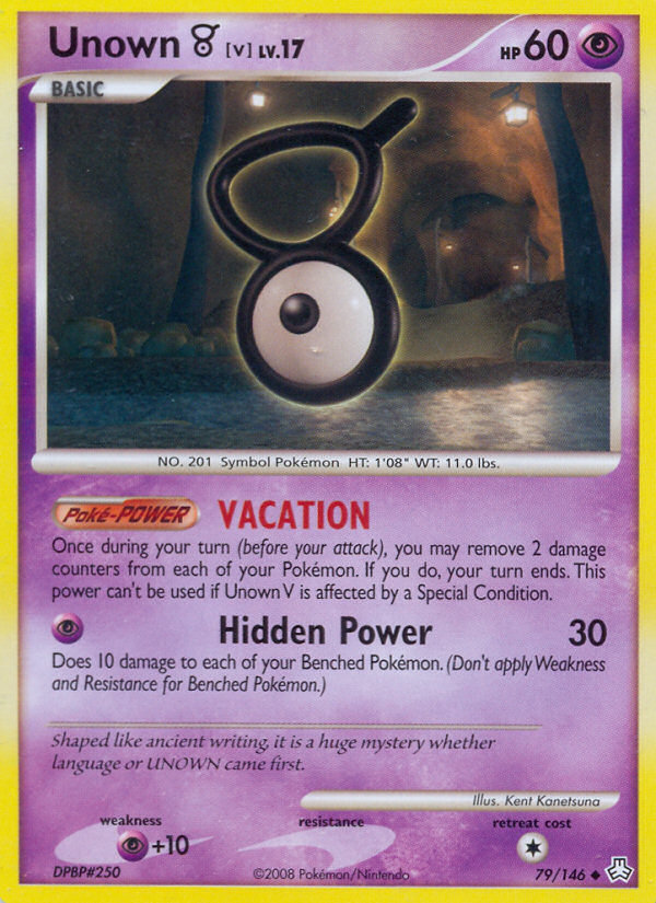 Unown V (79/146) [Diamond & Pearl: Legends Awakened] | Jomio and Rueliete's Cards and Comics