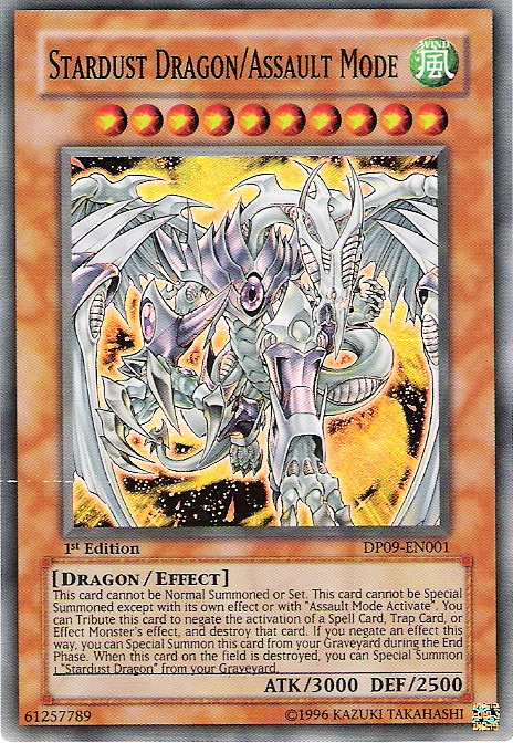 Stardust Dragon/Assault Mode [DP09-EN001] Super Rare | Jomio and Rueliete's Cards and Comics
