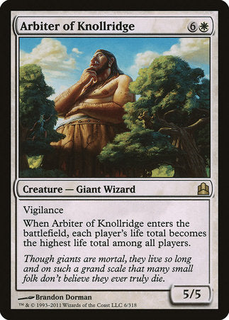 Arbiter of Knollridge [Commander 2011] | Jomio and Rueliete's Cards and Comics