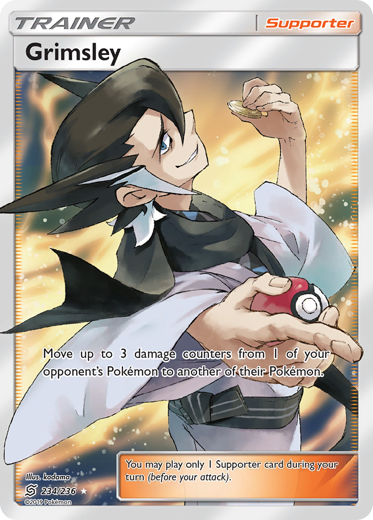 Grimsley (234/236) [Sun & Moon: Unified Minds] | Jomio and Rueliete's Cards and Comics