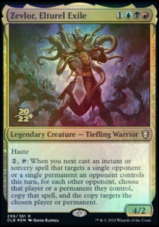 Zevlor, Elturel Exile [Commander Legends: Battle for Baldur's Gate Prerelease Promos] | Jomio and Rueliete's Cards and Comics