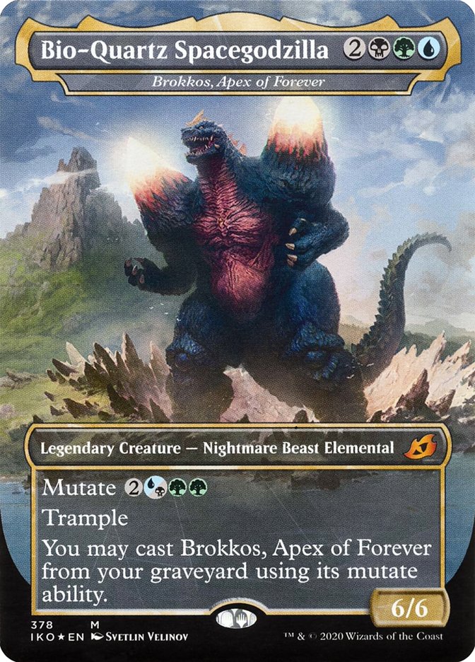 Brokkos, Apex of Forever - Bio-Quartz Spacegodzilla (Godzilla Series) [Ikoria: Lair of Behemoths] | Jomio and Rueliete's Cards and Comics