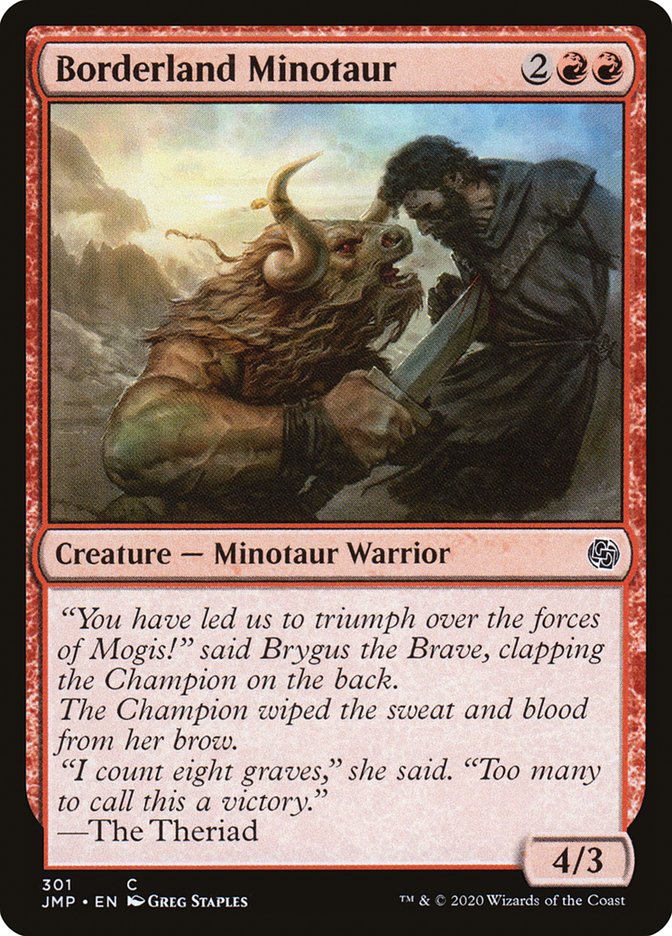 Borderland Minotaur [Jumpstart] | Jomio and Rueliete's Cards and Comics