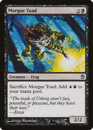 Morgue Toad [Duel Decks: Ajani vs. Nicol Bolas] | Jomio and Rueliete's Cards and Comics