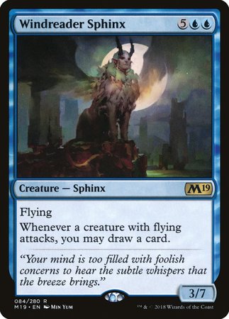 Windreader Sphinx [Core Set 2019] | Jomio and Rueliete's Cards and Comics