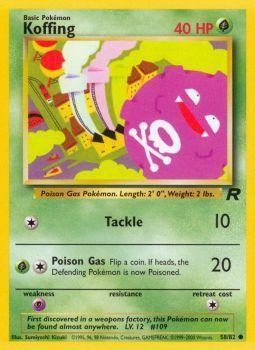 Koffing (58/82) [Team Rocket Unlimited] | Jomio and Rueliete's Cards and Comics