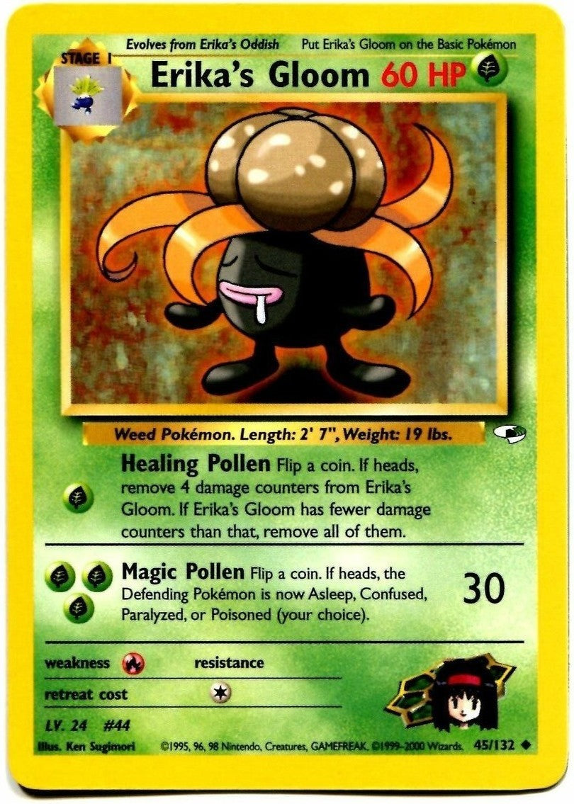 Erika's Gloom (45/132) [Gym Heroes Unlimited] | Jomio and Rueliete's Cards and Comics