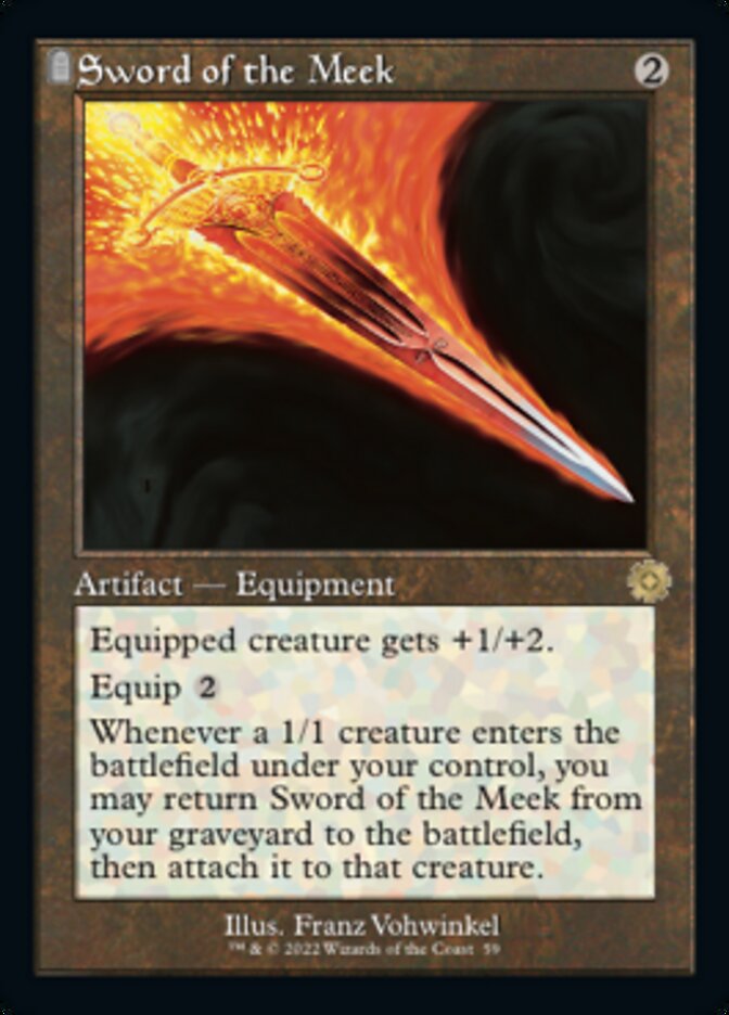 Sword of the Meek (Retro) [The Brothers' War Retro Artifacts] | Jomio and Rueliete's Cards and Comics