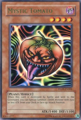 Mystic Tomato (Green) [DL09-EN006] Rare | Jomio and Rueliete's Cards and Comics