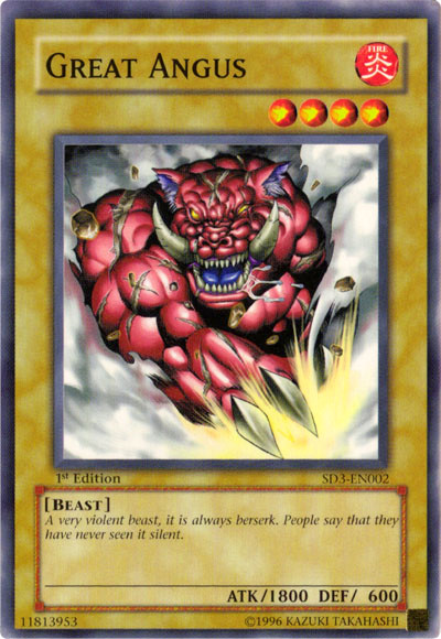 Great Angus [SD3-EN002] Common | Jomio and Rueliete's Cards and Comics