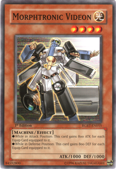 yugioh morphtronic cards Morphtronic Videon [RGBT-EN015] Common – Jomio and Rueliete's Cards and  Comics
