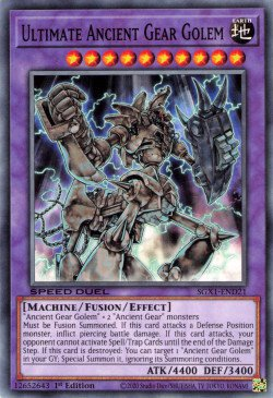 Ultimate Ancient Gear Golem [SGX1-END21] Common | Jomio and Rueliete's Cards and Comics