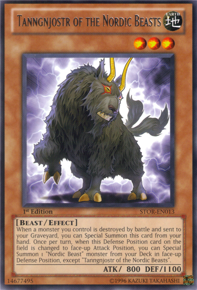 Tanngnjostr of the Nordic Beasts [STOR-EN013] Rare | Jomio and Rueliete's Cards and Comics