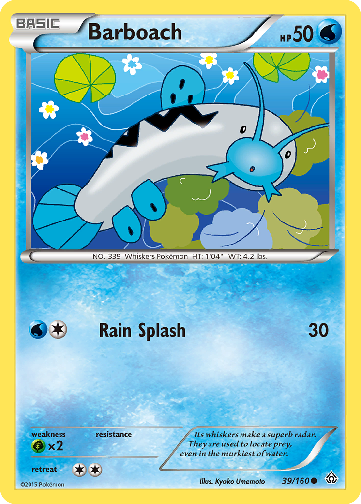 Barboach (39/160) [XY: Primal Clash] | Jomio and Rueliete's Cards and Comics