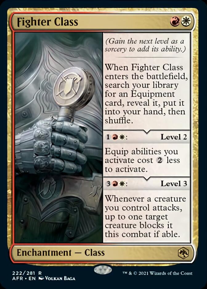 Fighter Class [Dungeons & Dragons: Adventures in the Forgotten Realms] | Jomio and Rueliete's Cards and Comics