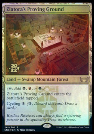 Ziatora's Proving Ground [Streets of New Capenna Prerelease Promos] | Jomio and Rueliete's Cards and Comics