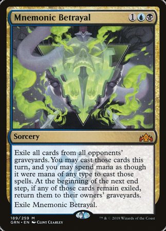 Mnemonic Betrayal [Guilds of Ravnica] | Jomio and Rueliete's Cards and Comics