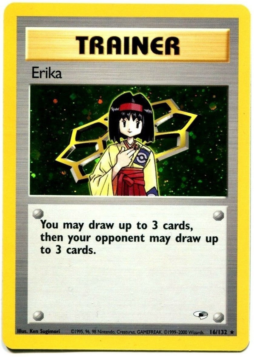 Erika (16/132) [Gym Heroes Unlimited] | Jomio and Rueliete's Cards and Comics