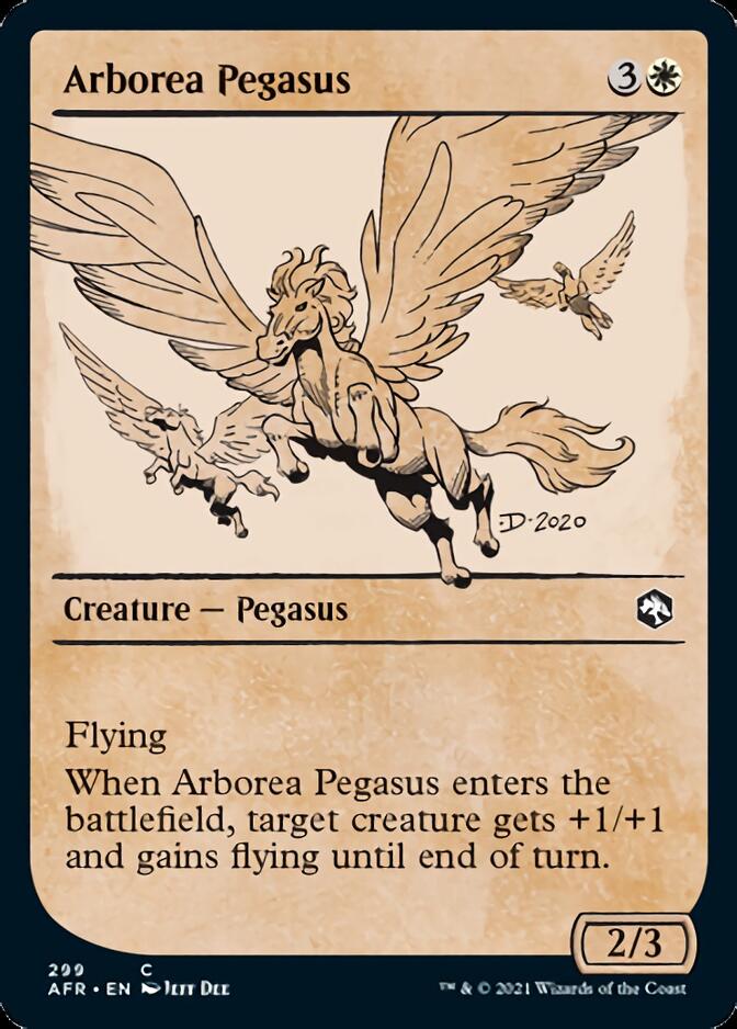 Arborea Pegasus (Showcase) [Dungeons & Dragons: Adventures in the Forgotten Realms] | Jomio and Rueliete's Cards and Comics
